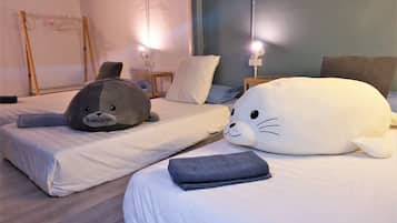 Family Room with Shared Bathroom