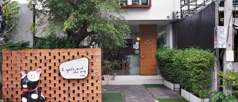 Overnatningsstedets facade