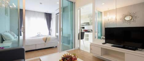 Appartement | Aire de séjour | Téléviseur
