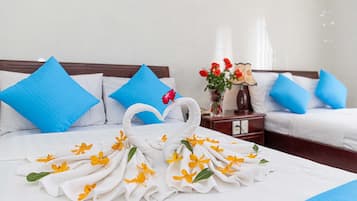 Kamar Twin | Wi-Fi gratis dan seprai linen