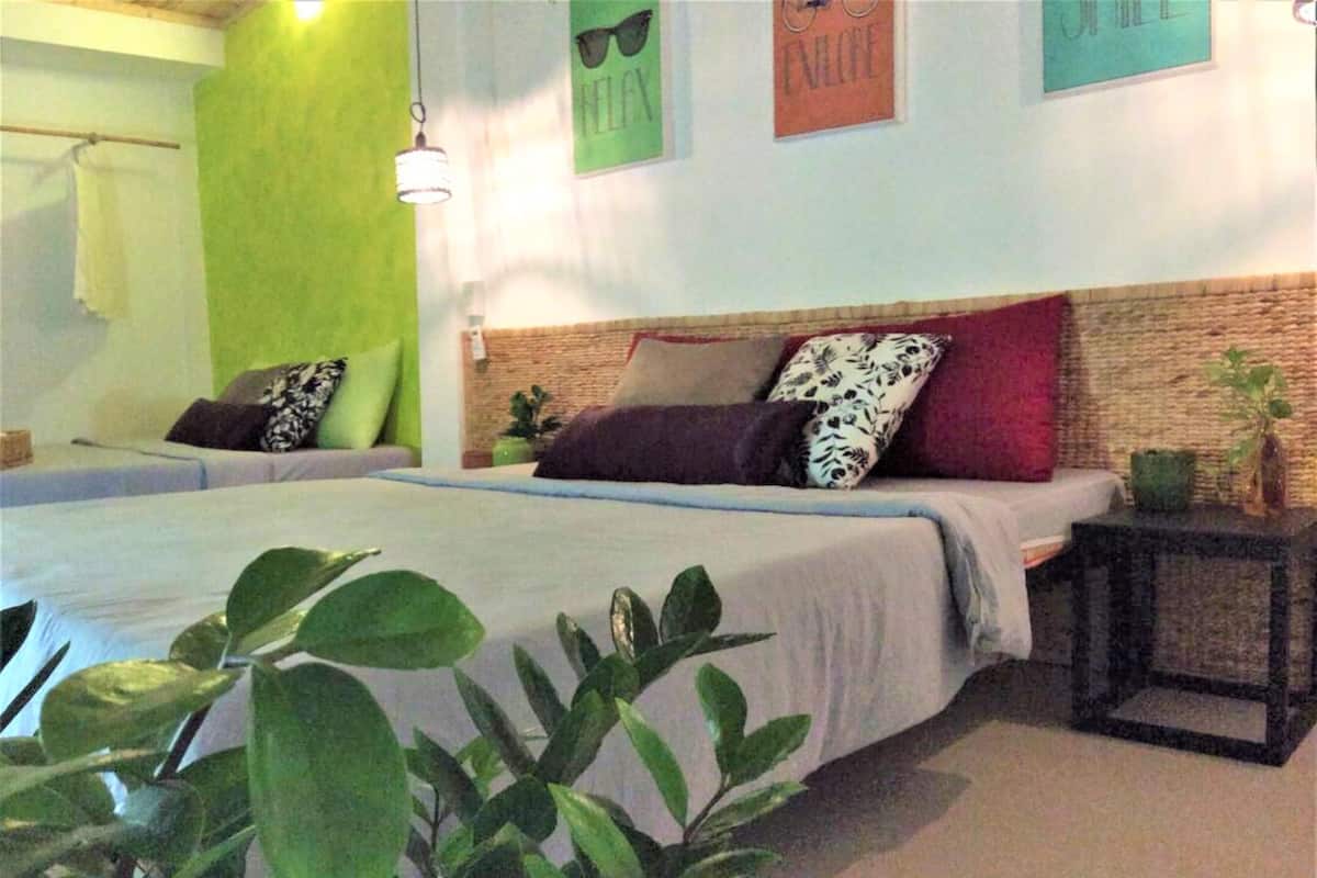 Desk, iron/ironing board, free WiFi, bed sheets