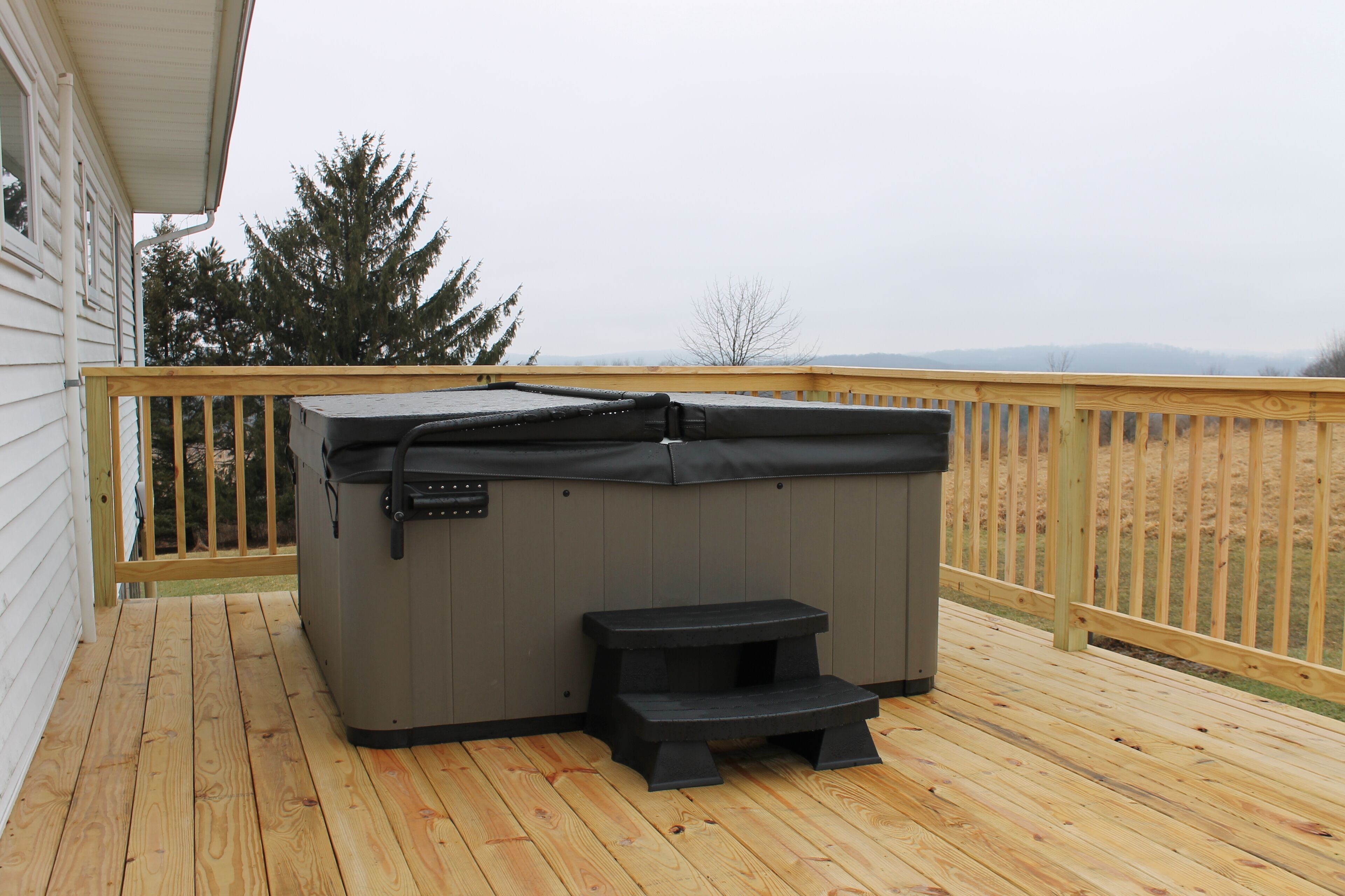 Bañera de hidromasaje al aire libre