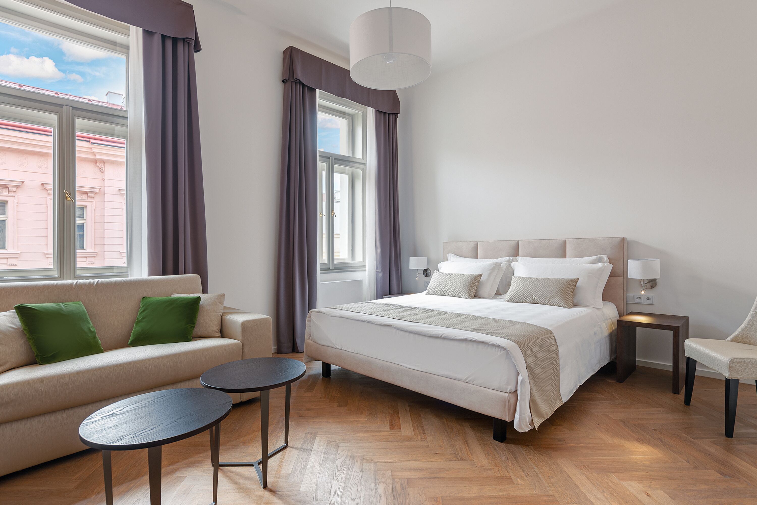 classic double room, 1 king bed with sofa bed (plus) | premium bedding, memory-foam beds, in-room safe, individually furnished