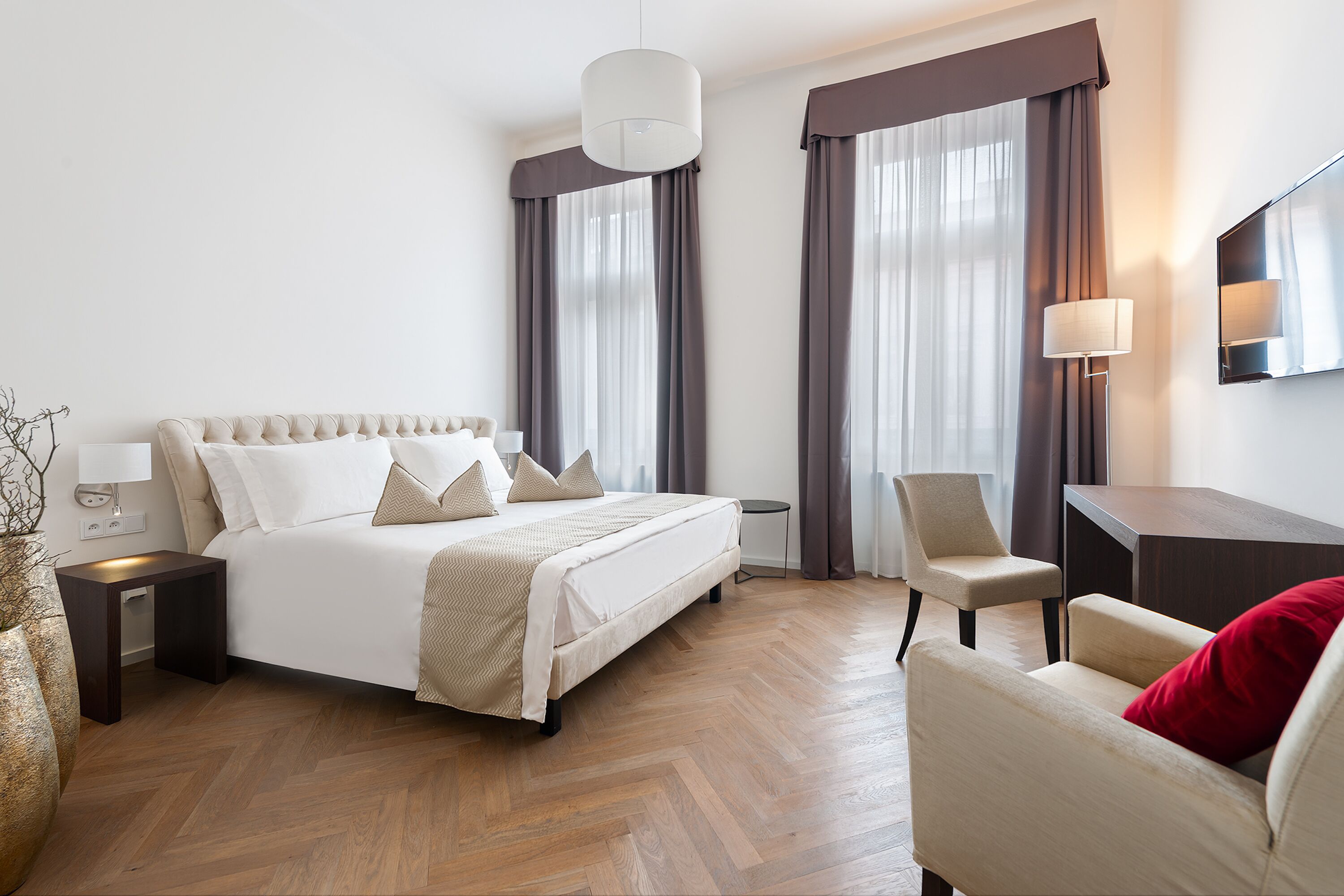 classic double room, 1 king bed with sofa bed (plus) | premium bedding, memory-foam beds, in-room safe, individually furnished