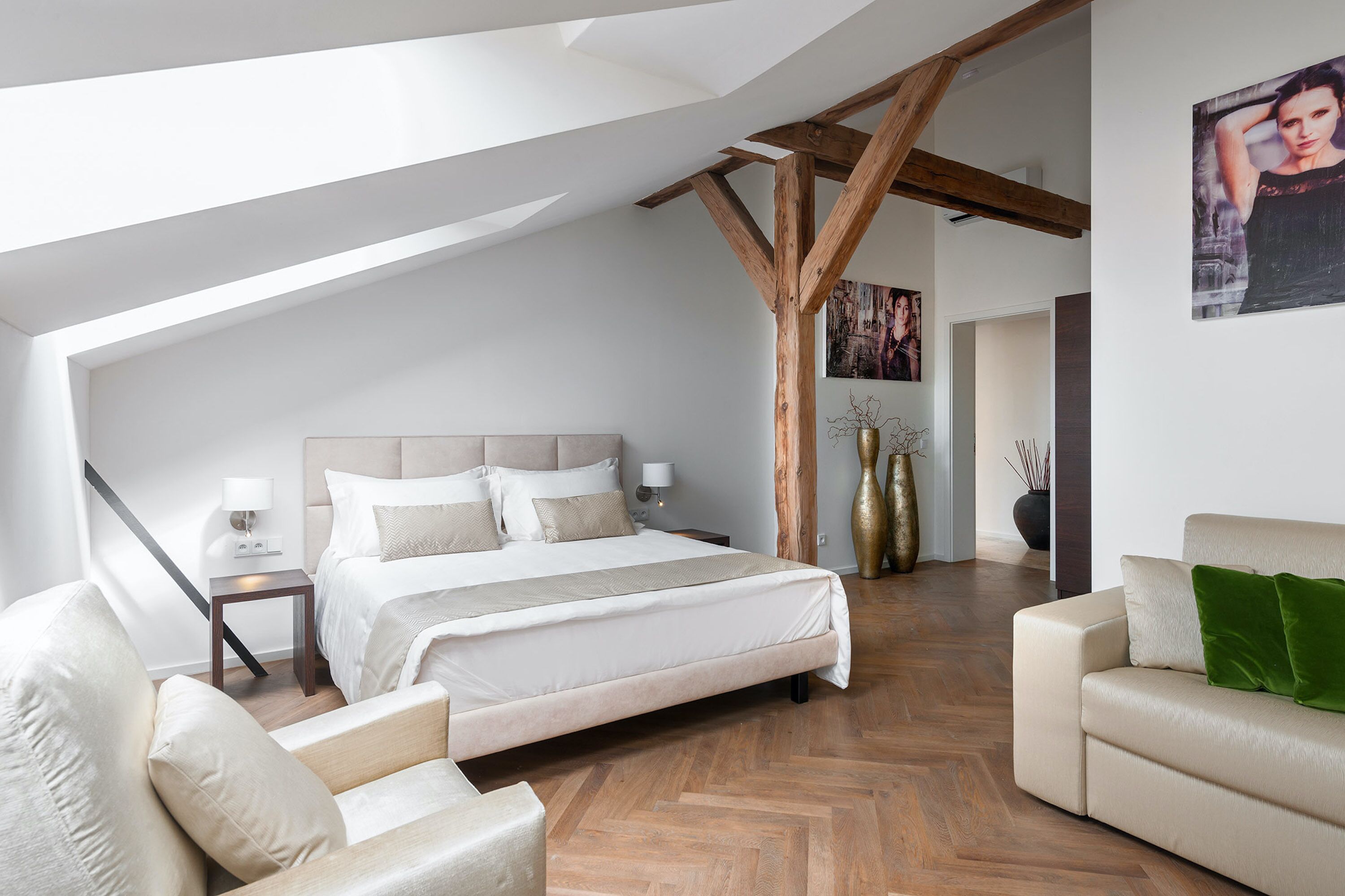 classic double room, 1 king bed with sofa bed (plus) | premium bedding, memory-foam beds, in-room safe, individually furnished