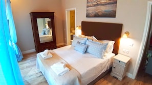 2 bedrooms, in-room safe, iron/ironing board, WiFi