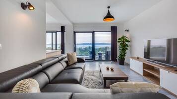 Smart TV 50 pulgadas con canales de televisión vía satélite, televisión