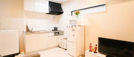 Appartement, 1 slaapkamer | Woonruimte | Een flatscreentelevisie