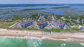 Enjoy access to the ocean from this coastal resort's sandy beach.