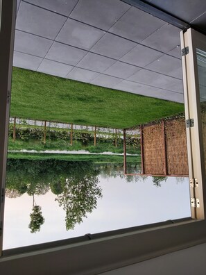Land view from property - Ruyge Weyde Logies -The Farmer's Daughter (Oudewater)