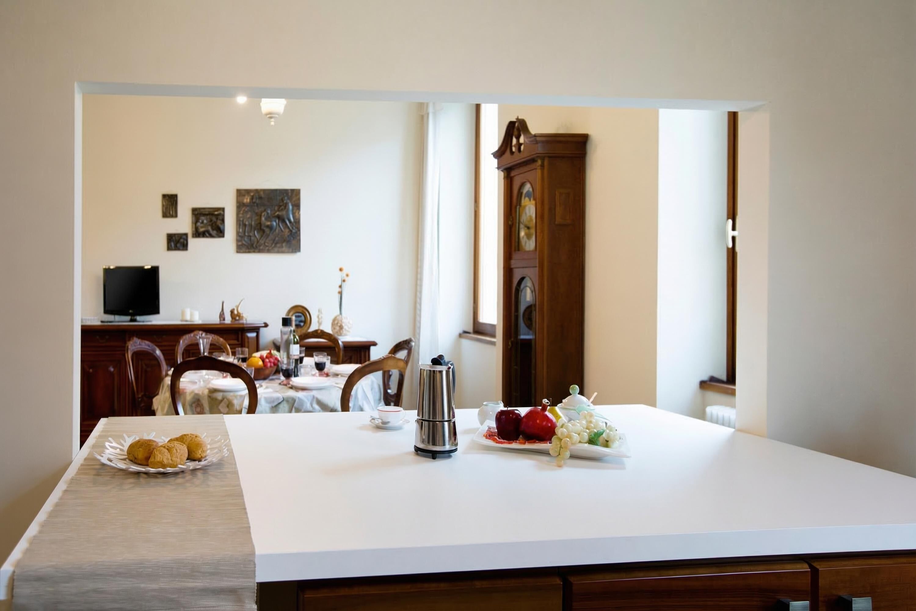 Familie appartement, meerdere slaapkamers (Appartamento Città Riva) | Dineren