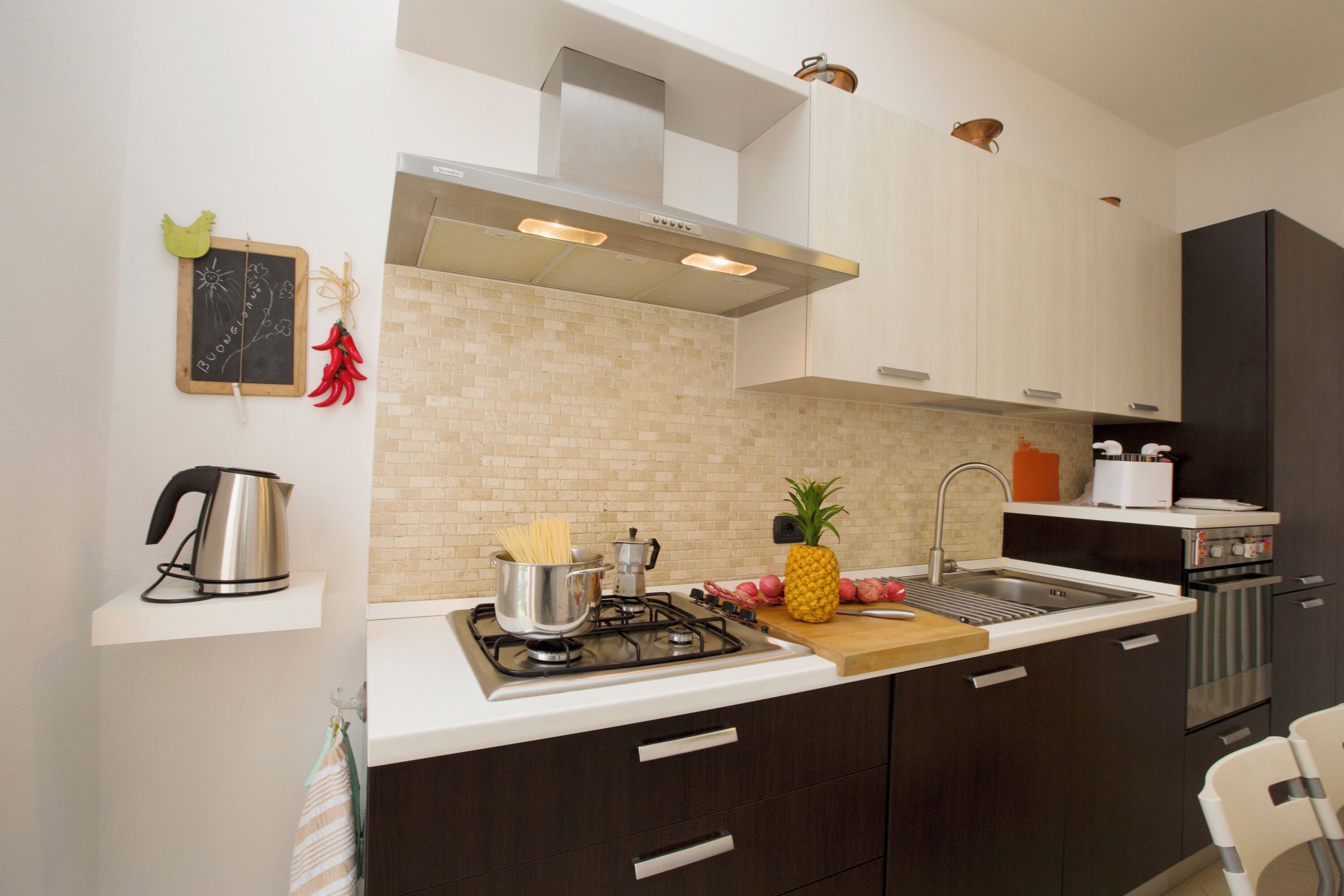 Appartamento familiare, camere multiple (Casa Andreas & Corinna) | Cucina privata | Frigorifero con congelatore, microonde, forno, piano cottura
