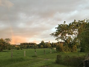 Chaumière | Vue depuis l’hébergement 