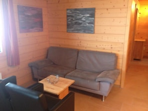 Apartment | Living area - Comfy Apartment in Riederalp With Balcony (Riederalp)