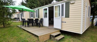 Cute Mobile Home in Januv Dul Bohemian near Forest