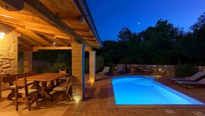 Pool - Attractive Villa in Kras With Swimming Pool (Dobrinj)