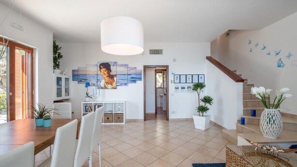 Living room - Beautiful Villa With Pool and Fantastic sea View in the Enchanting Amalfi Coast (Massa Lubrense)
