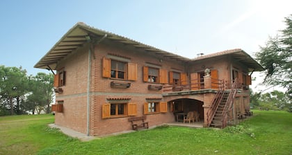 Villa With a View of the Coast, on the top of a Hill in the Middle of a Forest