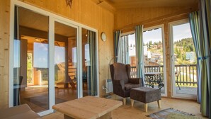 Living room - Wooden Chalet in Klippitztrl near Ski Area (Bad Sankt Leonhard im Lavanttal)