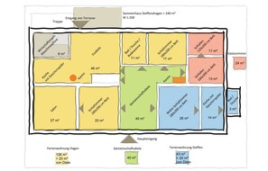 Apartment | Floor plan - Ferienwohnung in Steffenshagen mit Terrasse (Steffenshagen)