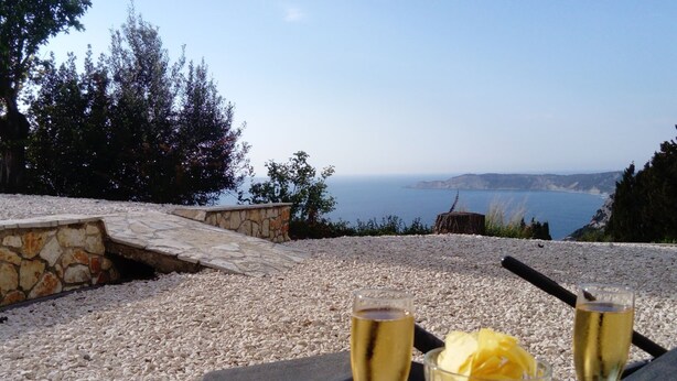 Villa | View from property - Comfy Apartment in Vinkuran With the Beach Nearby (Corfu)