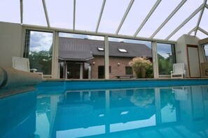 House | Pool | Indoor pool, outdoor pool - Holiday Home in Waimes With Pool & Sauna (Waimes)