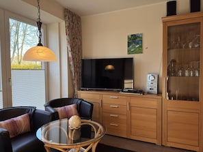 House | Living room - Ferienhaus in Lindern mit Garten & Terrasse (Lindern)