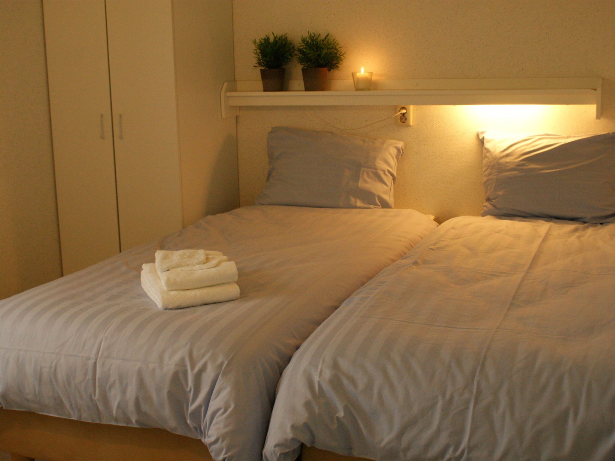 3 bedrooms, individually furnished, cots/infant beds, bed sheets