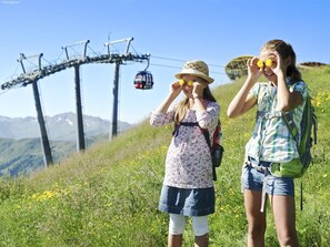 Chalet | View from property - Chalet in Saalbach Near Ski Lift and Sauna (Saalbach-Hinterglemm)