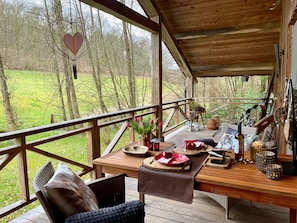 Cottage | View from property - Romantic Villa With Spa (Saint-Hubert)