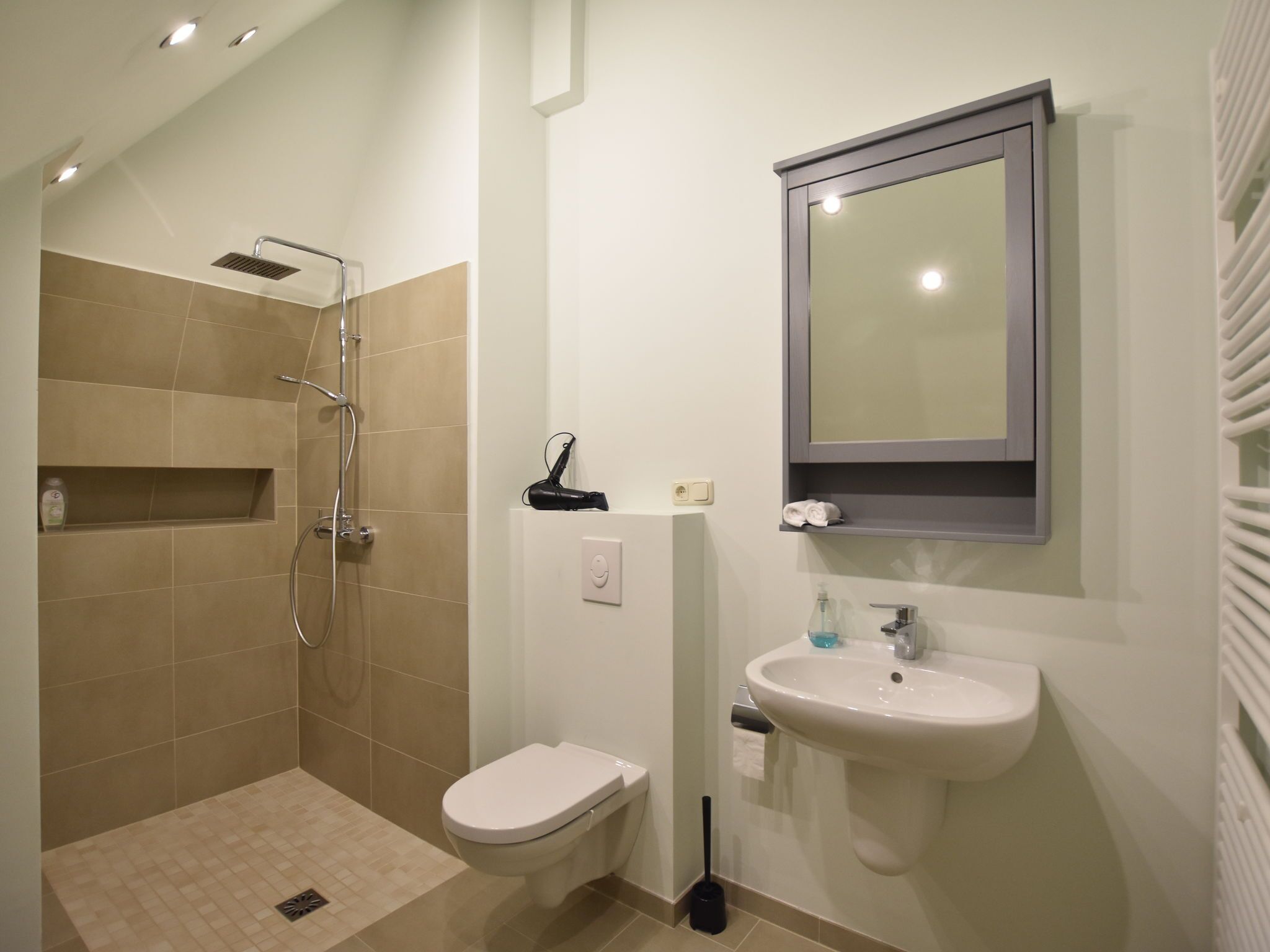 Apartment | Badezimmer | Dusche, Haartrockner