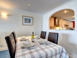 Dining - Apartment With Magnificent View Over Carbis Bay Beach (St Ives)