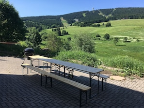 Balcony - Apartment House in the Ore Mountains Near Valley Station, Loucná - Keilberg (Loucna Pod Klinovcem)