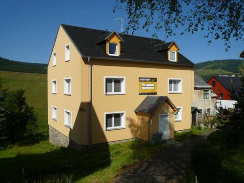 Apartment House in the Ore Mountains Near Valley Station, Loucná - Keilberg