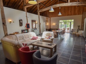 House | Living room | DVD player - Lush Villa in Castelmoron-sur-lot With Garden (Castelmoron-sur-Lot)