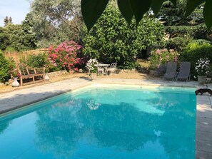 Pool - Authentic Sheepfold Close to a Charming Village (Viens)