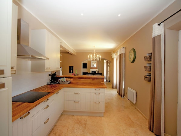 Villa | Private kitchen - Villa in Provence With Infinity Pool (Apt)