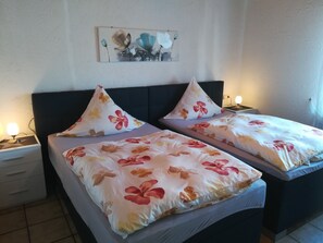Apartment | 2 Schlafzimmer, individuell eingerichtet, Bettwäsche
