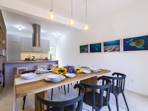Dining - Amazing 2 Villa Property, Fenced Garden With 2 Private Pools (Sibenik)
