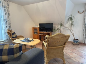 Apartment | Living room - Graal-muritz Garden Balcony Stay (Graal Mueritz)