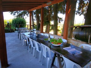 House | Dining - Splendid Farmhouse in Gualdo Cattaneo with Hot Tub (Gualdo Cattaneo)