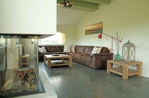 Villa | Living room - Villa in Friesland Near Wadden Coast (Tzummarum)