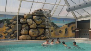 Outdoor pool - Detached Chalet With Veranda Located in Friesland (Sumar)