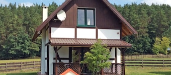 The Holiday House is Located Near the Forest, 300 m From the Lake, 6 km From sea