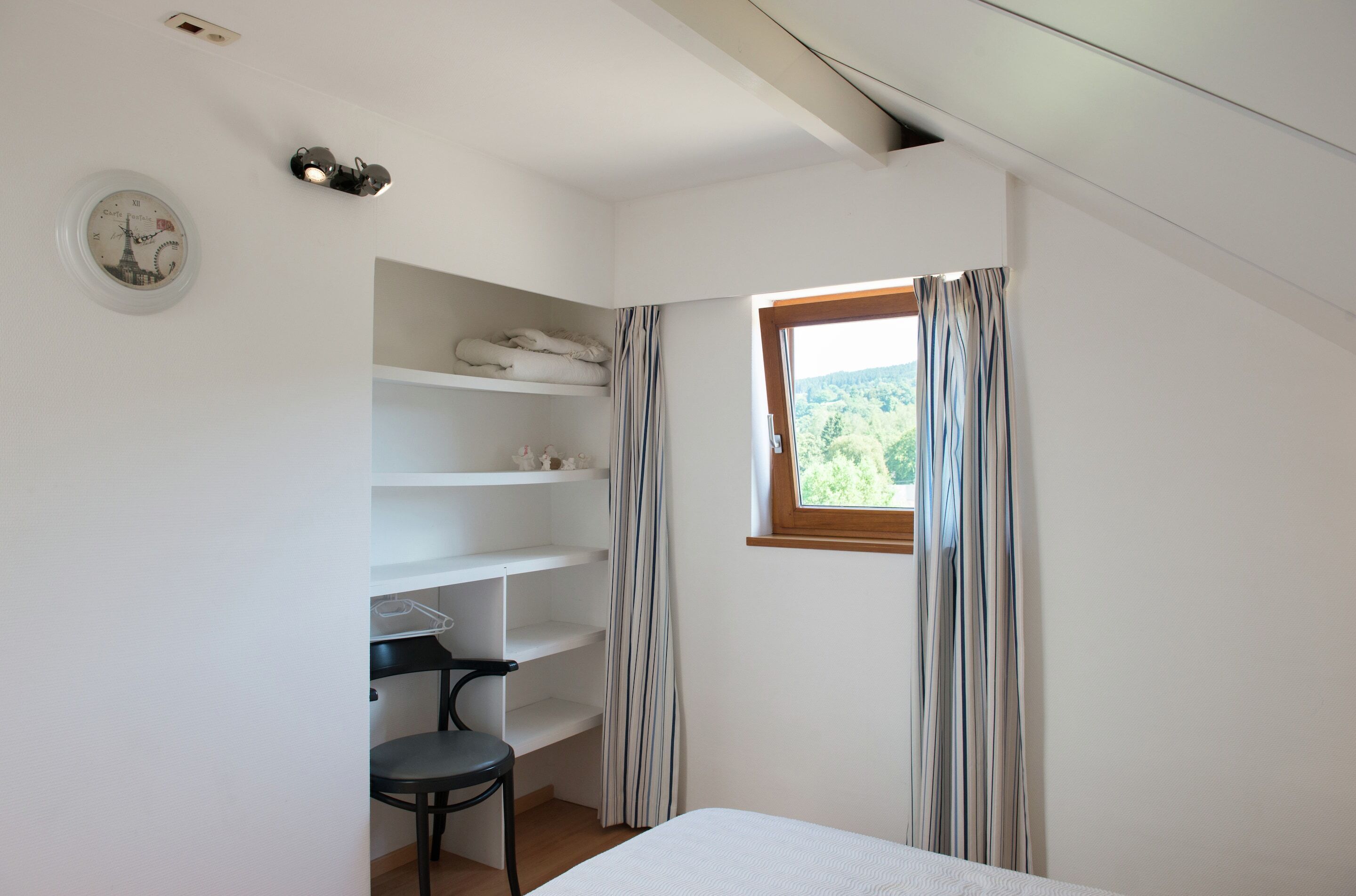 4 bedrooms, individually furnished, iron/ironing board, travel cot