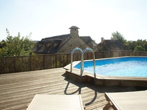 Outdoor pool - Spacious Holiday Home in Alvignac With Swimming Pool (Alvignac)