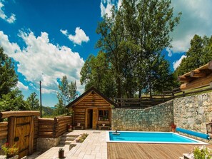 Indoor pool, outdoor pool