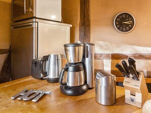 單棟房屋 | 私人廚房 | 微波爐、咖啡機/沖茶器、高腳椅