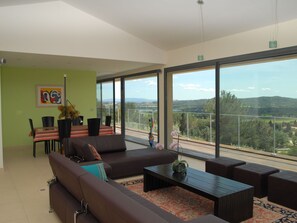 Villa | Living room | Fireplace - Spacious Villa in Rochefort-du-gard With Swimming Pool (Rochefort-du-Gard)