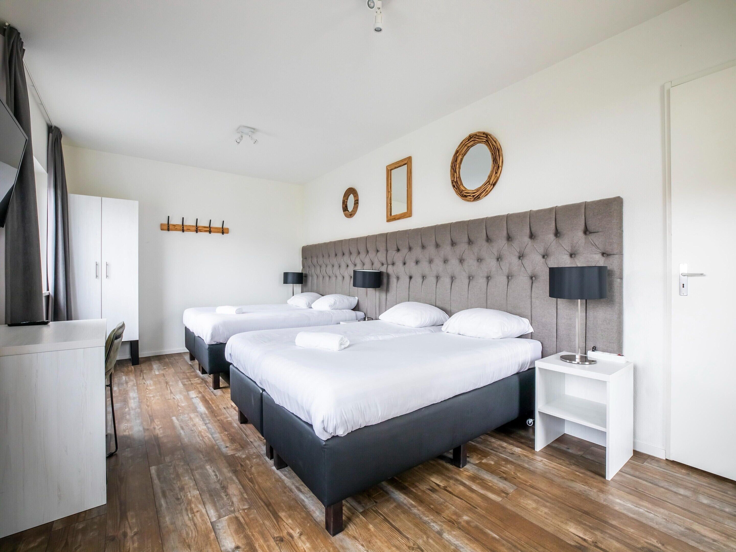 3 bedrooms, individually furnished, bed sheets